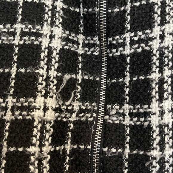 Carolina Belle Montreal Women's Black Plaid Long Blazer | Size XS - Picture 4 of 9